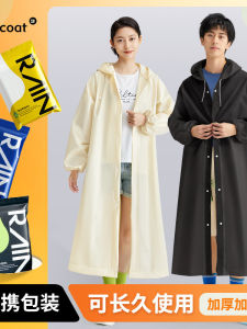 Áo Mưa PVC Dày Chống Nước Cho Người Lớn Áo Mưa Đi Bộ Đường Dài Du Lịch Cầm Tay Chống Thấm Nước Chống Thấm Hơi Ẩm Chống Thấm Nước