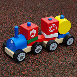 Đồ Chơi Khối Gỗ Lớn Cho Trẻ Em Đồ Chơi Mô Hình Nông Trại Đồ Chơi Xe Lửa Đồ Chơi Máy Kéo Đồ Chơi Lắp Ráp Đồ Chơi Giáo Dục Cho Trẻ Em Từ 1-3 Tuổi