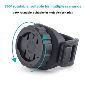 Bike Handlebar Computer Holder Multifunctional Bicycle Computer Mount 360° Rotation MTB Road Bike Stopwatch Bracket for Garmin