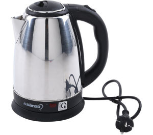 Ấm Đun Siêu Tốc 1.8 Lít Asanzo SK-1800 Công Suất 1500W Thân Inox Sạch Sẽ Mau Sôi- Gia Dụng Linh Nhi