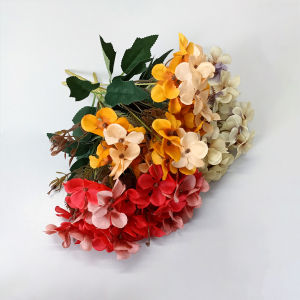 Tanaman Hias Artificial Bunga Hydrangea Tangkai Ornamen Hiasan Buket Dekorasi Pajangan COD PBP156