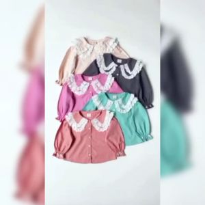 BOHOPANNA - ADELE LONG SLEEVE BOHOPANNA - BAJU ANAK PEREMPUAN - ATASAN ANAK - KEMEJA ANAK - BLOUSE ANAK