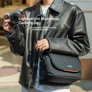 Mirrorless Camera Bag Suitable for Fujifilm XE5 XT30 Canon R50 Sony ZV-E10 Nikon Z30 Outdoor Waterproo