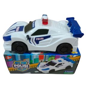 MAINAN MOBIL POLISI KORP LALU LINTAS BUMP N GO