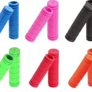 Bicycle Handlebar Grip Anti Slip Soft Rubber Grip Protective Cover Suitable For ChildrenS Mountain Bike Grip Accessories 2pcs