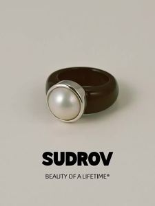 Elegant Boutique Design Luxury Black Agate Ring
