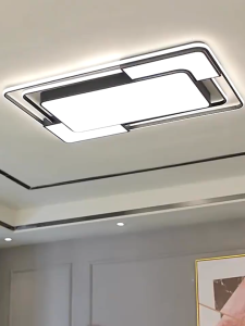 LED Ceiling Light 3 color with remote Living room bedroom light modern ceiling lamp home lighting With switch 80W