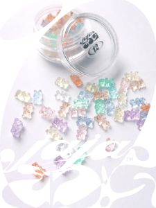 Nail Polish Jaja Sauce No. 12 Gummy Bear Nail Ornament Transparent Jelly Color Cute Three-Dimensional