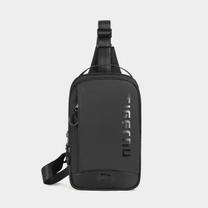 Tigernu Chest Bag For Men Cool Style Men Shoulder Bag 9.7inch IPad Bag Casual Male Crossbody Bag Lightweigt Mini Bags