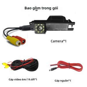 Camera Lùi Ô Tô HD CVBS Cho Opel Astra H J Corsa D Meriva A Vectra C Zafira Insignia - Camera An Toàn Khi Đỗ Xe 120 Độ ° Đèn LED Góc Rộng Tầm Nhìn Ban Đêm