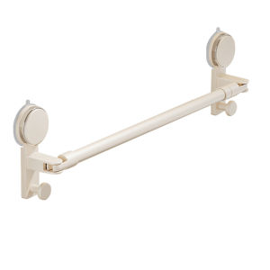 MOSHANG | Powerful Suction Towel Rack Adjustable Length Bathroom Organizer
