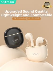 soaiy | Tai Nghe Bluetooth Không Dây Kiểu Mỏng Mới 2025 Chất Lượng Cao