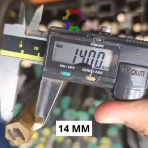 Segi Enam 14 mm Kuningan Hexagonal Brass