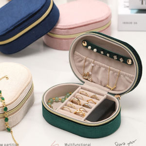 กล่องจัดเครื่องประดับสำหรับสร้อยคอต่างหูกำไลแหวนกล่องจัดเก็บเครื่องประดับขนาดเล็ก