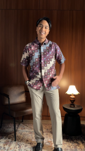 Tari - Mandalas Kemeja Batik Pria Premium Lengan Pendek