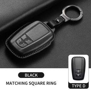 Vỏ Bọc Chìa Khóa Xe Hơi Bằng Da Dành Cho Toyota - Phù Hợp Với Prius Camry Corolla Avalon CHR RAV4 Land Cruiser Prado Chìa Khóa Thông Minh