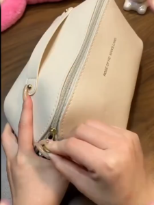 Luxury PU Leather Cosmetic BagDouble Layer Large Capacity Storage Pouch Portable Travel Toiletry Organizer For Women Ins Style