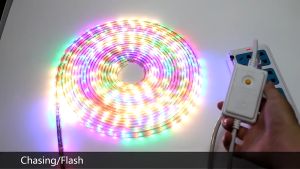 LAMPU LED STRIP RGB WARNA WARNI METERAN + SOKET 2835 BERKEDIP AC-220V WATERPROOF // LAMPU LED STRIP SELANG OUTDOOR INDOOR