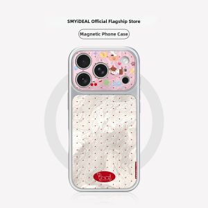 Smyideal | Ins Style Red Polka Dots Dachshund Cartoon Protective Case