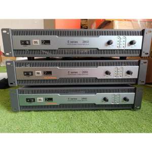 Đẩy công suất 2 kênh 24 Sò lớn JBL Series E2850 (Hàng nhập khẩu nguyên thùng công suất 500W/kênh * 2 chuyên lắp loa kéo bộ dàn karaoke gia đình)