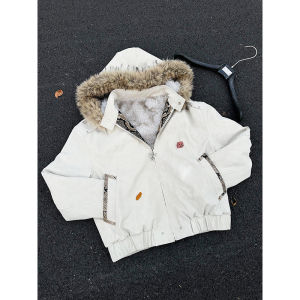 Warm and Stylish Embroidered Snake Pattern Cotton Jacket