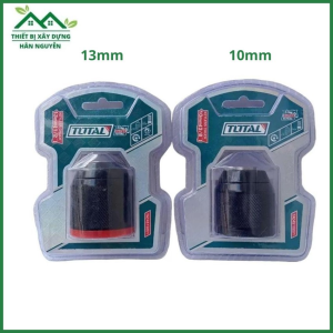 Đầu kẹp mũi khoan 10mm13mm TOTAL auto lockđầu khoan sắt tự động