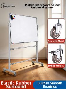 FANGXIANSHENG | Adjustable Portable Blackboard for Business Home Teaching Training Wheeled