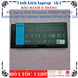 [Pin ZIN] Pin dùng cho laptop Dell Precision M4800 M4700 M4600 M6700 M6600 M6800  FJJ4W PG6RC VF993-97W