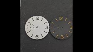 Menex 37mm Watch Dial Fit ETA 6497 ST3600 Hand Winding Small Second Sub-dial at 9 Luminous Numerals Multi Colors Watch Parts
