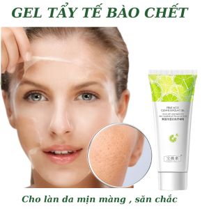 Gel Tẩy Tế Bào Chết trái cây Bổ Sung Collagen Trắng Da Ngừa Mụn Dưỡng Ẩm Làm Mịn Màng Sạch Mụn Đầu Đen