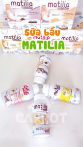 Sữa Bầu MATILIA Cho Mẹ - Hương Vị Vani Socola Bánh Quy - Lốc 4 Hộp