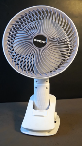 Portable Handheld Fan: 3 Gear Mini Electric Fan With Clip USB Rechargeable For School Silent Desk Clip Fan