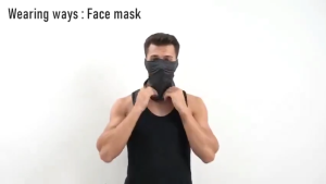 กันฝุ่น กันลม ผ้าบัฟอเนกประสงค์ ผ้าพันคอไหมพรมกันแสงแดดสำหรับขี่มอเตอร์ไซค์ สำหรับขับขี่มอเตอร์ไซด์