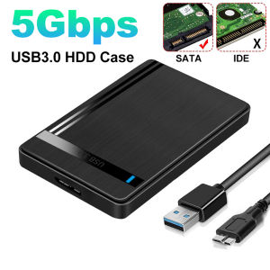 2.5-Inch SATA to USB 3.0 HDD Enclosure Mobile Hard Drive Case For SSD External Storage HDD Box With USB3.0/2.0/Type C Cable ABS
