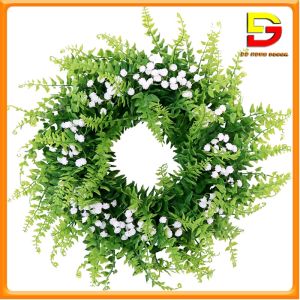 Vòng Hoa Lụa Vòng Nguyệt Quế Treo Cửa Nhiều Mẫu Treo Tường Chụp Ảnh Kỉ Yếu