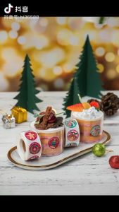 HTF 500 PCS/Roll Christmass Packaging Sticker For Seal Label Decor Stationery Sticker Cute Size