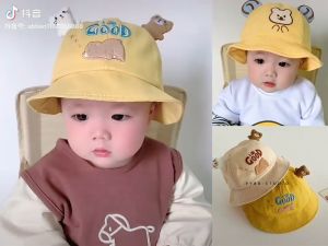 Nón/Mũ vành tai gấu GOOD có quai chống tuột cho bé 0-3 tuổi