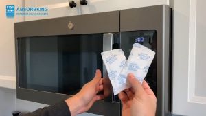 50pcs/5g Silica Gel Moisture Absorbing Bags Dehumidifier Vacuum Pack Reusable Desiccant Home/Food/Electronics Storage