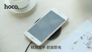 Đế sạc nhanh không dây Hoco CW6 Pro hỗ trợ sạc nhanh chuẩn Qi 15W dùng cho iPhone Samsung Oppo Huawei...