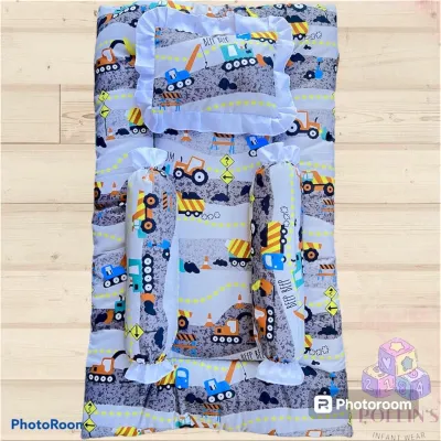 FREE GIFT!! Cribset For Baby (5 in 1) (Canadian Cotton) (JUMBO SIZE) MAKAPAL (WITH FREE BAG) (100 % PURECOTTON high quality (Sold per piece) for Newbornbaby High Quality items