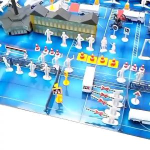 ＜1207＞  Assembled Static Airliner Model Toy   Airport Scene Suit   Aircraft Assembly