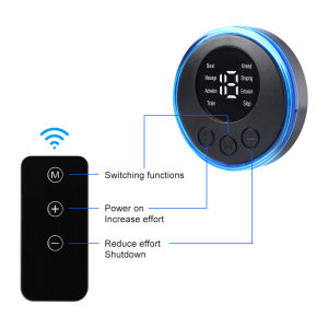 Salorie hàng chục đơn vị EMS Máy mát xa mini kích thích cơ bắp Máy thư giãn cơ thể đầy đủ thiết bị có thể sạc lại cho chân trở lại giảm đau cổ liệu pháp điện từ (không bao gồm các miếng đệm)