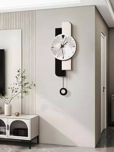 HAOJIUBUJIAN | Creative 3D Moon Living Room Wall Clock