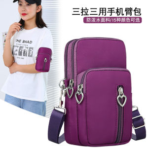 Canvas Mini Phone Bag Spring Summer Large Screen Mobile Bag Neck Pouch Portable Coin Purse Womens Crossbody Bag