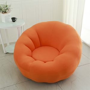 Universal Elastic Pumpkin Sofa Cover Lazy Chair round Sofa Bean Bag Full Wrap New Single Stool Cover Modern Minimalist Style Dustproof