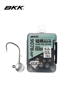 BKK Black Diamond 9078 Short Handle round Lead Head Hook Ned Hook Anti-Entanglement Bottom for Black Pit Bass Catfish Lure Hooks