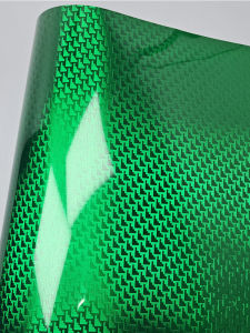 OLLIESTO | Heat Resistant Carbon Fiber Green Car Hood Decal
