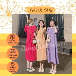 [ SIÊU XIINH M79 ]VÁY BẦU THỜI TRANG KẺ CARO CÁNH TIÊN XINH XẮN-ĐẦM BẦU BẦU XINH ĐI CHƠI ĐI LÀM ĐỀU ĐẸP(KHÔNG BẦU BON CHEN ĐƯỢC HẾT)