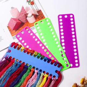 36 Hexagonal Holes Thread Coiling Plate Solid Color Plastic Winding Board ToolsSewing DIY Cross Stitch Embroidery Accessories