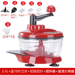 Garlic Grinder Manual Garlic Cutter Machine For Home Twist Mashed Garlic Garlic Crusher Mashed Garlic Artifact Multi-Function Garlic Press Cutting and Pressing Minced Garlic Ginger